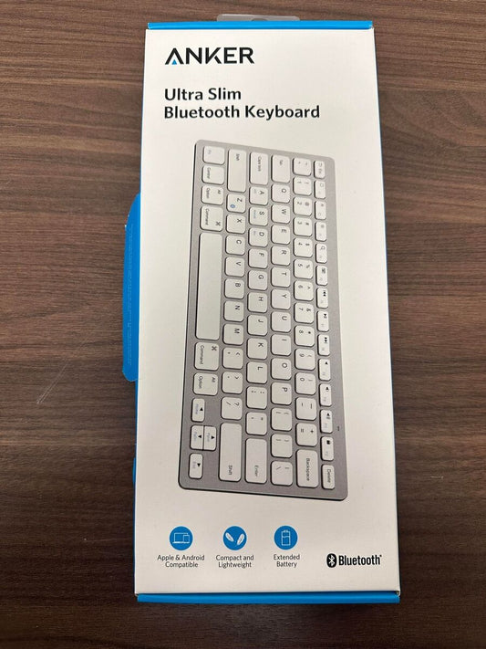 Wireless Ultra Slim Bluetooth Keyboard for Mac, Windows, and Tablet